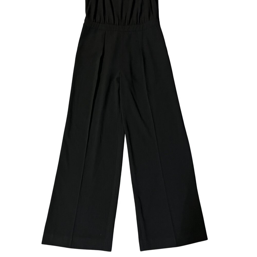 Banana Republic Black Jumpsuit Women’s 2 Sleeveless Side Zip Used - Picture 7 of 13